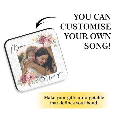 Musical Photo Fridge Magnet for Mom (Rechargeable)